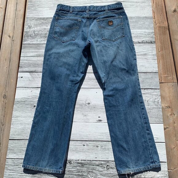 Carhartt Relaxed Straight Leg Blue Denim Jeans - Picture 4 of 10